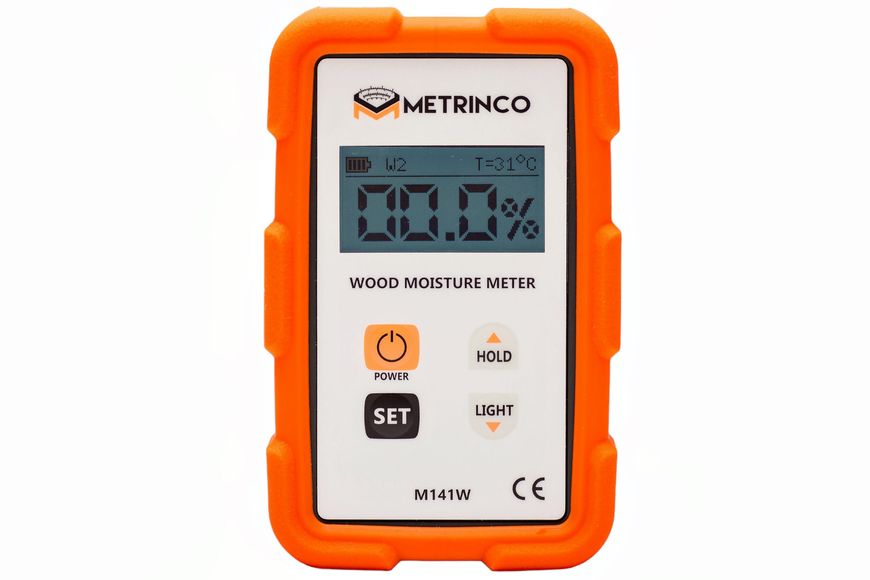 Professional hammer wood moisture meter with IR-sensor Metrinco M141W