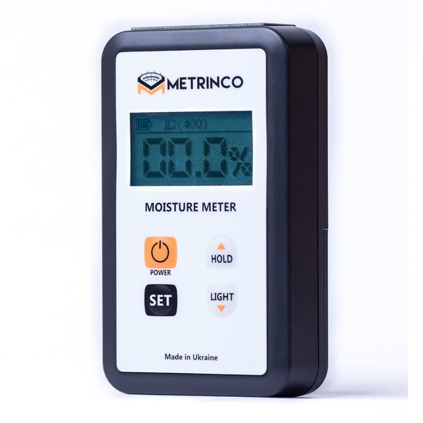 Professional wood moisture meter METRINCO M115W (with a scanning depth of 15 mm)